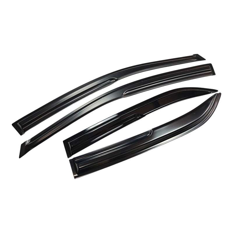 DURAFORCE M Style Window Visors Sun Rain Guards For 2009-2013 Toyota Corolla Sedan