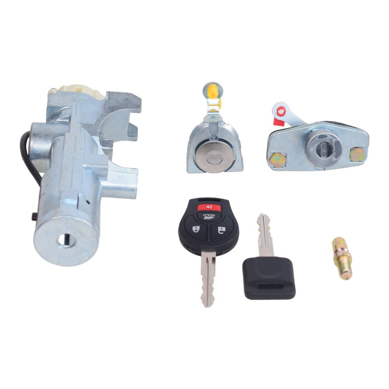 DURAFORCE For Nissan Versa 12-19 Ignition Lock Cylinder & Door &Trunk Deck Lid Lock & Keys