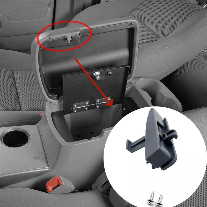 DURAFORCE New Gray Center Console Latch Latches Lid Lock For 2005-2012 Toyota Tacoma US