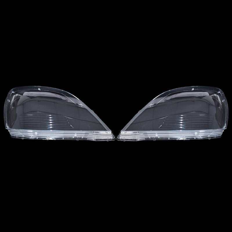 DURAFORCE Driver + Passenger Pair Headlamp Headlight Lens Covers For Lexus GX470 2003-2009