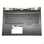 DURAFORCE For Dell 17 G7 7700 0RC7PR RC7PR US Palmrest Upper Case w/Backlit Keyboard Black
