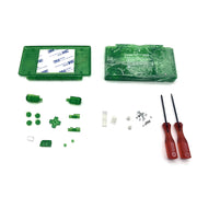 DURAFORCE New For Nintendo DS Lite Full Replacement Top & Bottom Housing Shell Clear Green