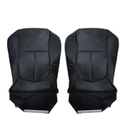DURAFORCE Driver Passenger Bottom Leather Seat Cover For 2011-2016 Ford F250 F350 Lariat