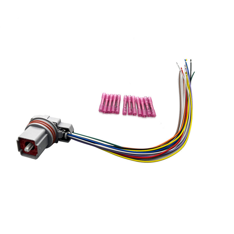 DURAFORCE 12 Wire Harness Pigtail Repair Kit for Ford 5R55W 5R55S Transmission 2003 2015