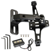 DURAFORCE Universal Motorcycle Fender Eliminator Kit LED Tail Tidy License Plate Holder