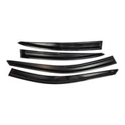 DURAFORCE Window Visor Vent Rain Shades Guards Deflectors For 04-08 Acura TL Sedan Black