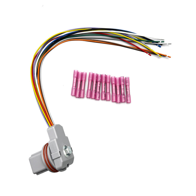 DURAFORCE 12 Wire Harness Pigtail Repair Kit for Ford 5R55W 5R55S Transmission 2003 2015