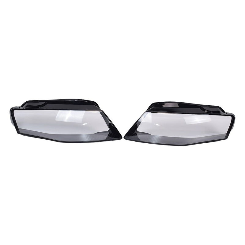 DURAFORCE 2PCS Left & Right For 2009-2012 Audi A4 Headlamp Cover Headlight Lens Cover