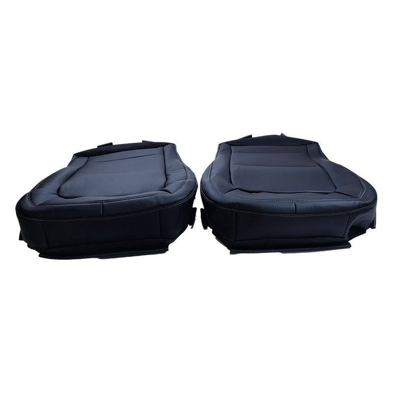 DURAFORCE 2015 to 2022 For GMC Canyon SLT Driver & Passenger Bottoms Leather Cover Black