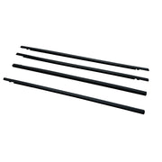DURAFORCE 4PCS Weatherstrip Window Moulding Trim Seal Belt For Honda Civic Sedan 2016-2021