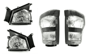 DURAFORCE Headlight Corner Light With Motor for Isuzu NPR NQR 2004 2007 for GMC W4500