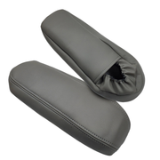 DURAFORCE Seat Armrest Leather Cover 2Pcs For 2002-2007 Ford F250 F350 Super Duty Lariat