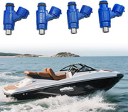 DURAFORCE 6S5-13761-10-00 4pcs Fuel Injectors 4 Holes for 2012-2024 Yamaha WaveRunner FX