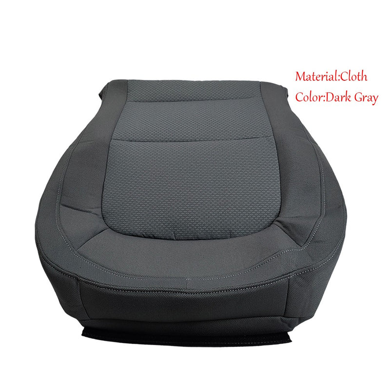 DURAFORCE For 2015 - 2022 Chevy Colorado Driver Side Bottom Cloth Seat Cover Dark Gray