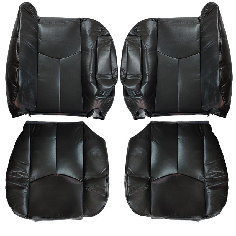 DURAFORCE For 2003 2004 2005 2006 GMC Sierra & Yukon Driver & Passenger Leather Seat Cover