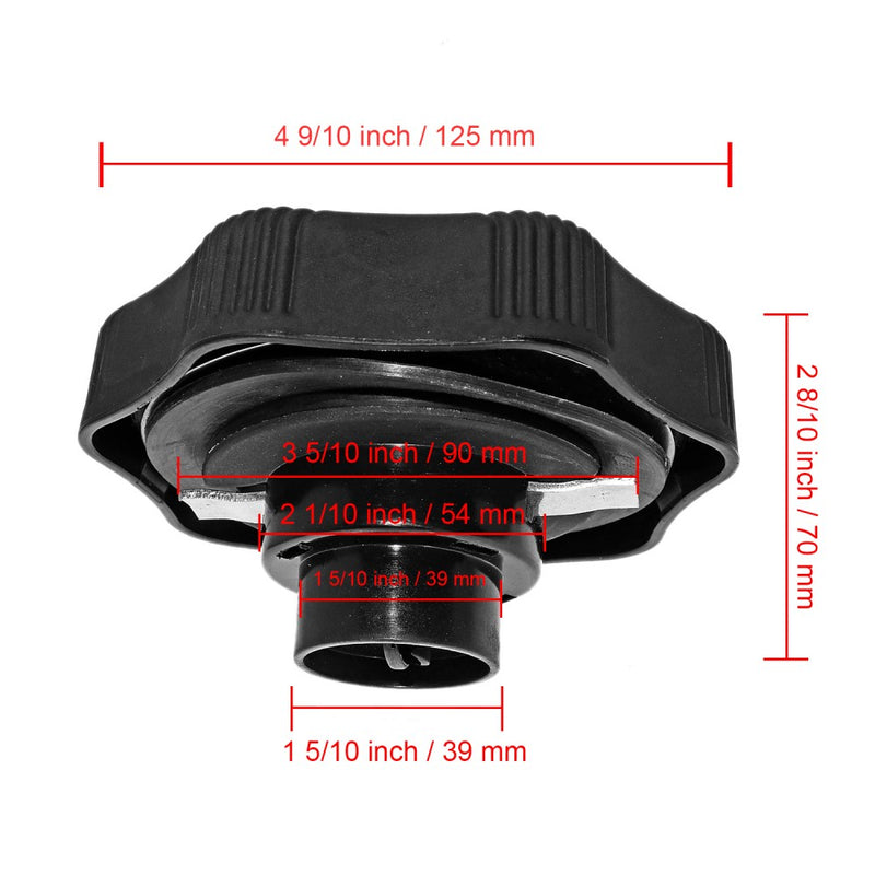 DURAFORCE Fuel Cap R5511-51120 for Kubota SVL65-2、SVL65-2C Skid Steer Loaders
