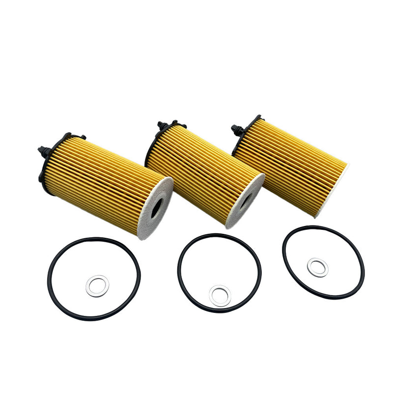 DURAFORCE For Hyundai Azera Kia Sedona 3.3L 3342CC V6 Engine 3Pcs Oil Filter 26320-3CAA0