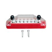 DURAFORCE Bus Bar Ground Power Distribution Terminal Block Power w/ 6 M4 Screws + 2 Studs