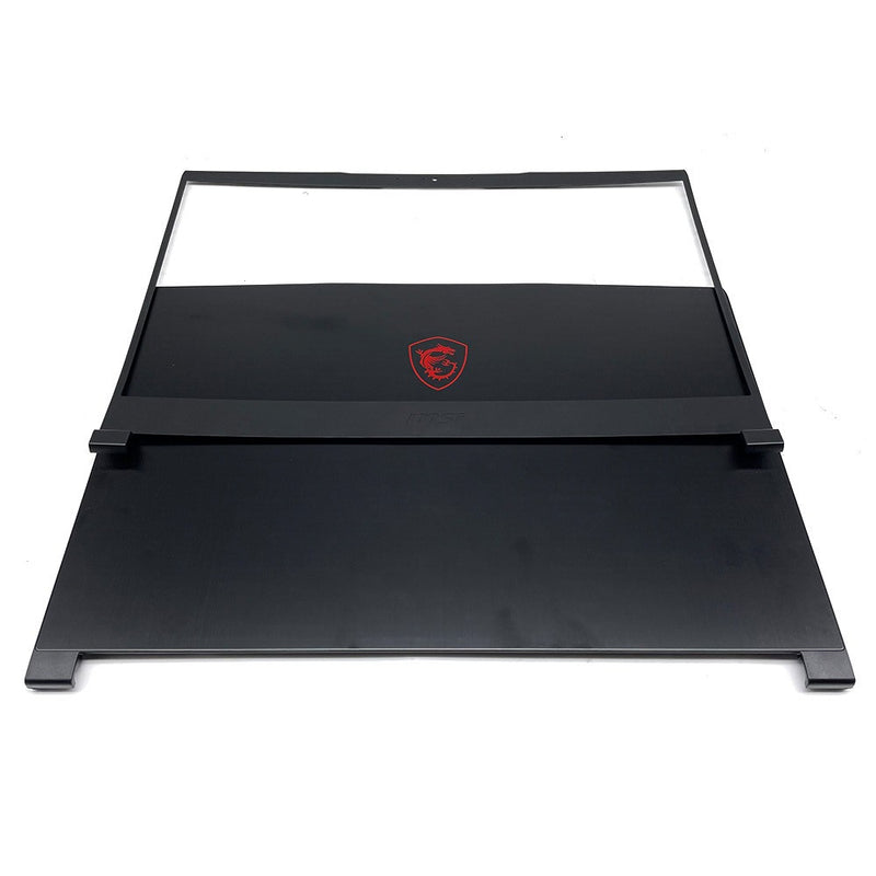 DURAFORCE New For MSI GF63 GF63VR 8RC 8RD MS-16R1 MS-16R4 Top Back Cover & Bezel Hinges US