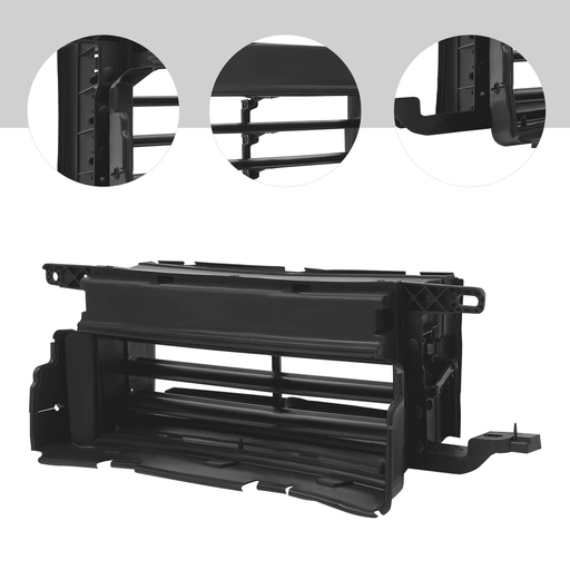 DURAFORCE FO1206143 Active Grille Shutter Black for Ford Expedition 2018 2022