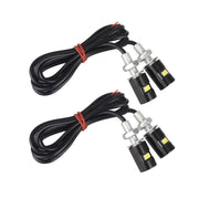 DURAFORCE 4Pack Motorcycle Car LED License Plate Light 5630/5730 SMD Screw Bolt Lamp Bulbs