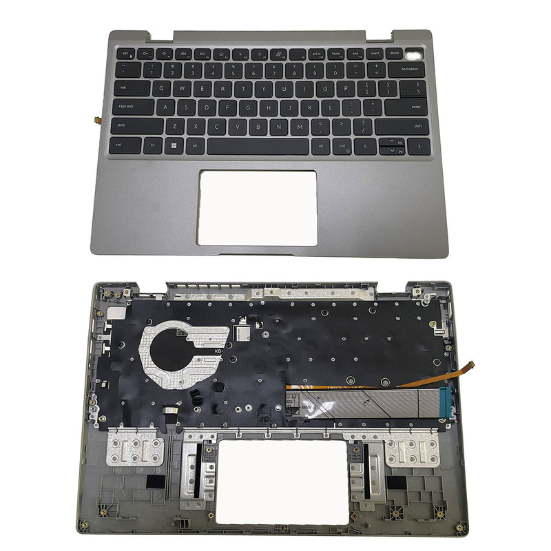 DURAFORCE For Dell Latitude 3330 2-in-1 Palmrest Upper Case w/Backlit Keyboard Gray 0P05WP