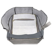 DURAFORCE Driver Bottom & Top Cloth Seat Cover Gray For 2009-2012 Dodge Ram 1500 2500 3500