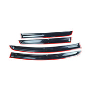 DURAFORCE For 2015-2020 Honda Fit Jazz GK5 3D Wavy Style Window Visors Rain Guards