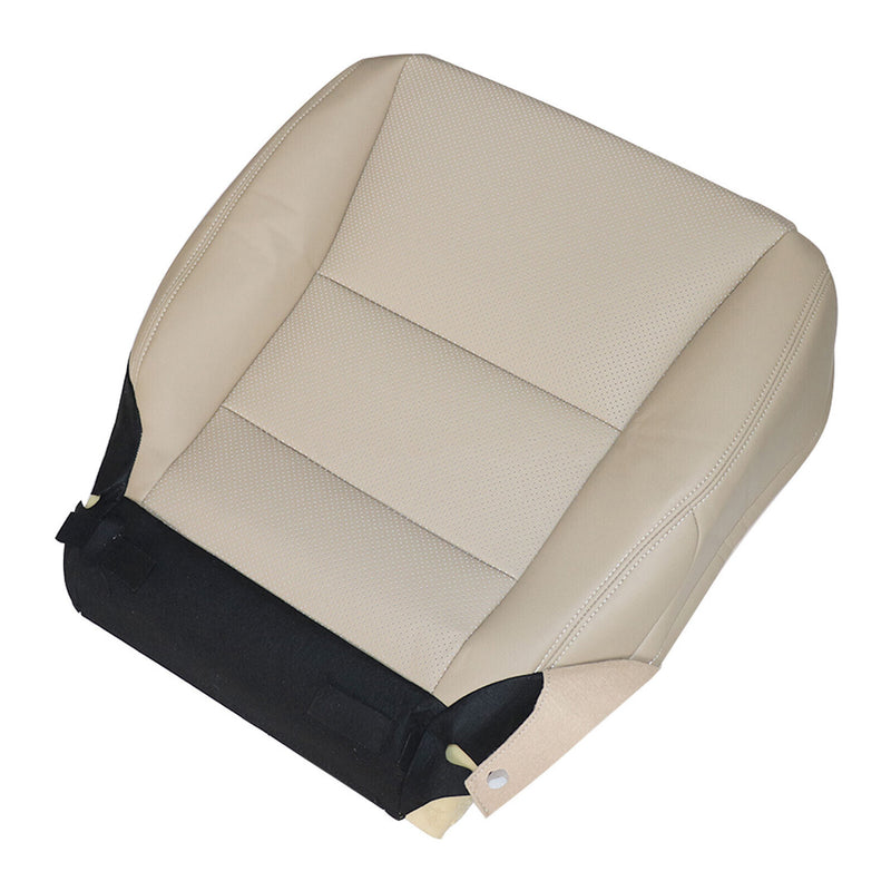 DURAFORCE Front Driver Bottom Leather Seat Cover Tan For 2013 2014-2017 Honda Accord Sedan