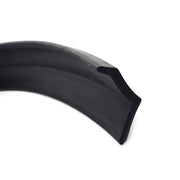DURAFORCE 2.5M Car Front Bumper Lip Splitter Body Spoiler Chin Skirt Universal Black