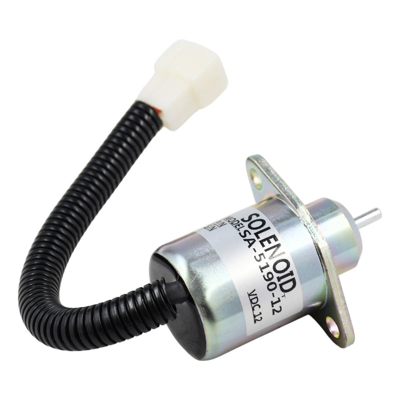 DURAFORCE Stop Solenoid 12V 6242128M1 SA-5190-12 Compatible with Massey Ferguson Compact