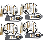 DURAFORCE 4 Air Cut Off Valve Set & 4 Carburetor carb repair kit For Honda 80 CB650