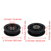 DURAFORCE for Husqvarna Craftsman Pulleys 587973001(2) 587969201(1) Belt 580364609(1)