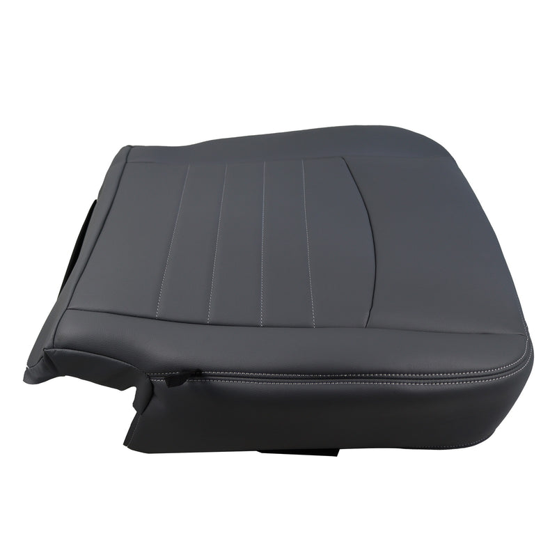 DURAFORCE Driver Bottom Seat Cover Dark Gray For 2013-18 Dodge Ram 1500 2500 Work Truck ST