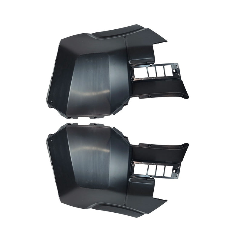 DURAFORCE 2x For Toyota Tundra 2022-24 Front Bumper End Caps Panel Covers W/O Sensor Hole