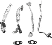DURAFORCE Turbo Charger Coolant Hose Line Kit 11427563713 For Base 3.0L L6 BMW 335i 335xi