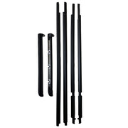 DURAFORCE Car Quarter Door Belt Moulding Black Set For 2003-2008 2009 Toyota Prado GX470