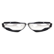 DURAFORCE Left&Right Clear Headlight Headlamp Lens Covers For Audi A6 C7 2011-2015