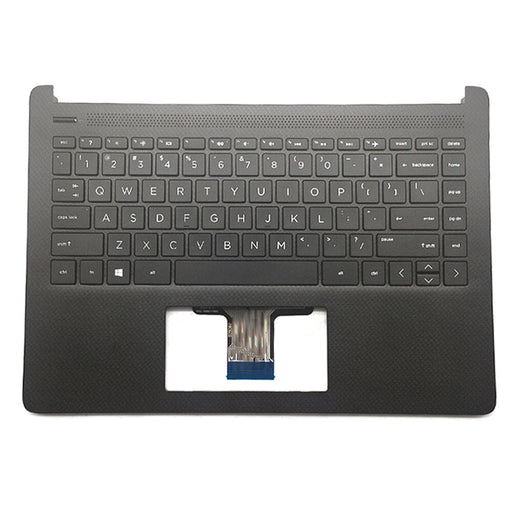 DURAFORCE Palmrest For HP 14-DQ1043CL 14-FQ 14-DQ Keyboard Non-Backlit Black M03796-001 US