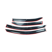 DURAFORCE For 2014-2018 2019 Toyota Corolla Smoke Window Visor Sun Rain Guards Vent Shade
