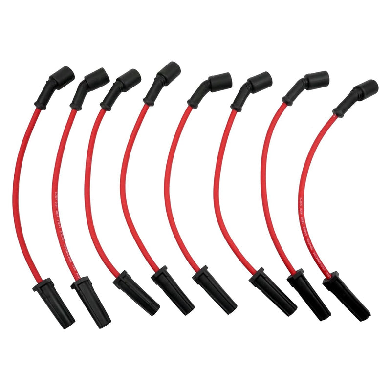 DURAFORCE 8 Pcs Spark Plug Wire 88862385 9748HH For Chevy Silverado Avalanche Cadillac