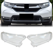DURAFORCE A Pair Front Headlight Lens Cover Shell For Honda CR-V 2017-2022