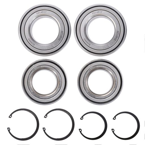 DURAFORCE Front & Rear Wheel Bearings For Polaris Ranger 400 425 500 570 700 800 ETX EV TM