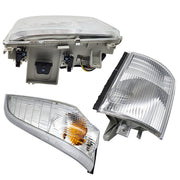 DURAFORCE RH Headlight w/ Corner Lamp & Marker Light For Mitsubishi FUSO FE140 FE145 FE180
