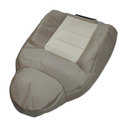 DURAFORCE Driver Side Top Leather Perforated Seat Cover Tan For Ford Expedition 2003-2006