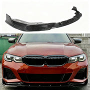 DURAFORCE For BMW G20 330i M340i M Sport 2019-22 GT Style Gloss Black Front Bumper Lip Kit