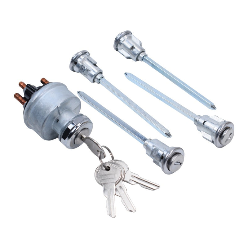 5Pcs Door Lock Cylinder Set with 4 Keys for Mack R Series Truck 1967 2005