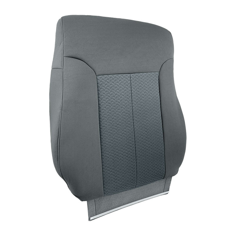 DURAFORCE Driver Bottom & Top Cloth Seat Cover Gray Fit For 2011-2014 Ford F150 STX XL XLT