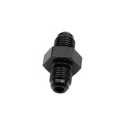 DURAFORCE 4 to 4 Male Flare Union Coupler Fuel Hose Fitting Coupling Aluminum Black 2x