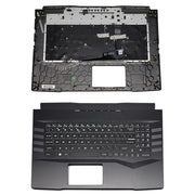 DURAFORCE New For MSI Pulse GL76 11UDK SCK MS-17L1 Palmrest Upper Cover Backlit Keyboard